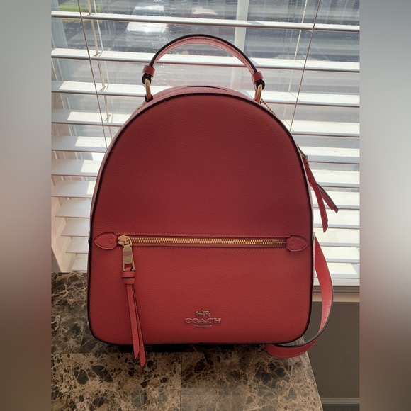 Coach Handbags - Coach Jordyn Backpack Bag in Coral